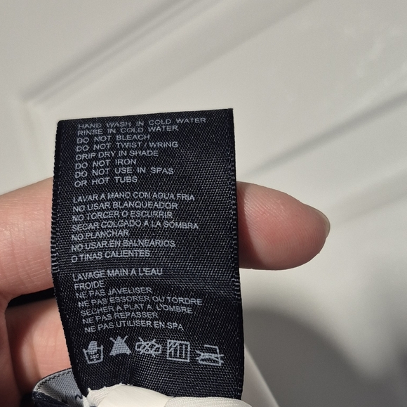 Tommy Hilfiger Swimsuit Navy Blue and White Striped One‎ Peice Women's 12 New - Picture 12 of 16